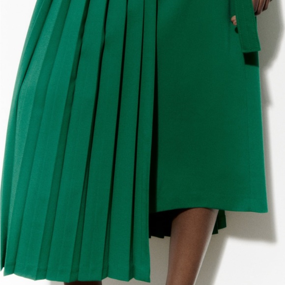 Zara BELTED PLEATED SKIRT LIMITED EDITION - Picture 6 of 13
